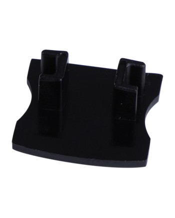 TAPA PERFIL ALU. NEGRO 2000*17.1*15,3mm